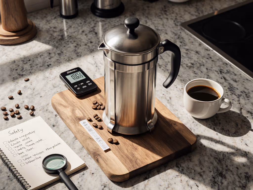 Non-Glass French Press Safety: Your Health Checklist